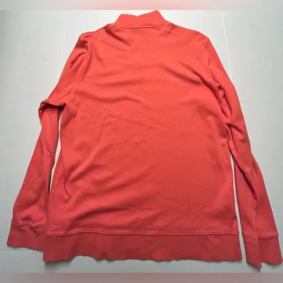 Vineyard Vines Sweater Large Pink 1/4 Zip Pima Cotton Stratford Sweatshirt Men